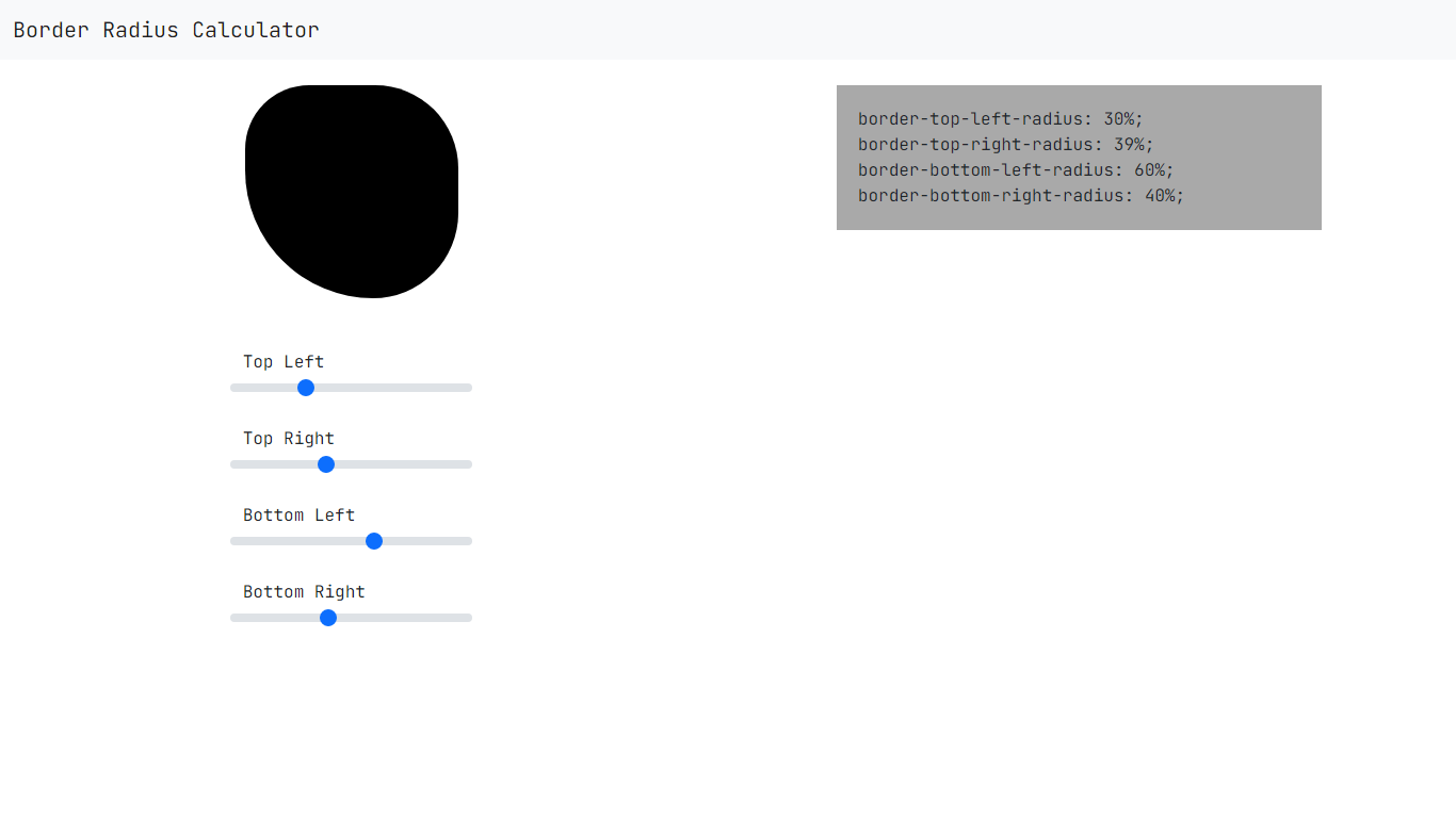 GitHub Border Radius